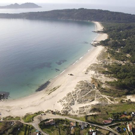 Cabana Rustica En Plena Naturaleza En Playa De Nerga, Ria De Vigo, Hio Eksteriør billede