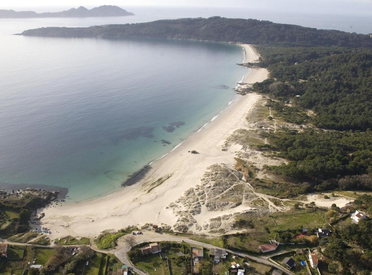 Cabana Rustica En Plena Naturaleza En Playa De Nerga, Ria De Vigo, Hio Eksteriør billede